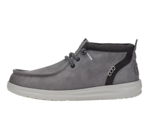 HEYDUDE m čevlji 42051-00K WALLY MID GRIPR CLASSIC grey black