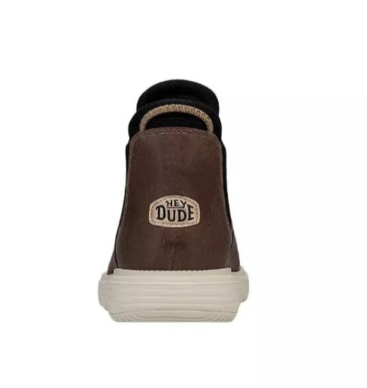 HEYDUDE ž čevlji 40388-21Q BRANSON BOOT CRAFT LEATHER coffee