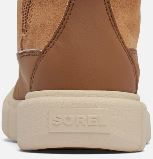 SOREL otr škornji NY5170-253 EXPLORER™ III YOUTH WATERPROOF BOOT tawny buff, bleached ceramic