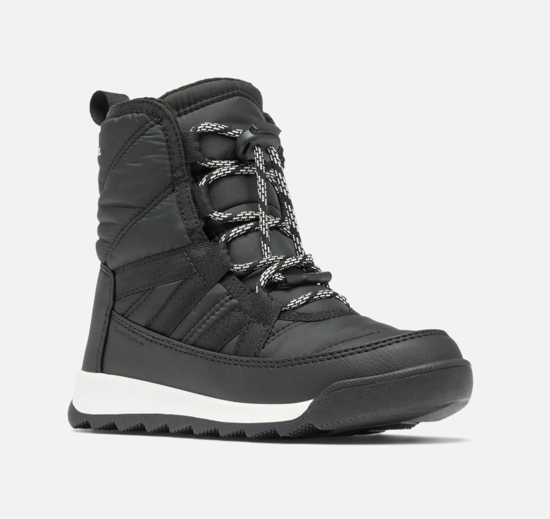 SOREL otr škornji NY5173-010 YOUTH WHITNEY™ II PLUS LACE WATERPROOF BOOT black, sea balt