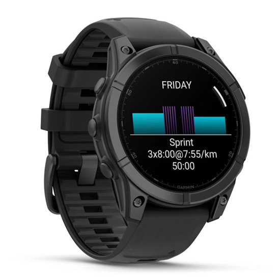 GARMIN športna ura FENIX E 010-03025-01 black 47 mm