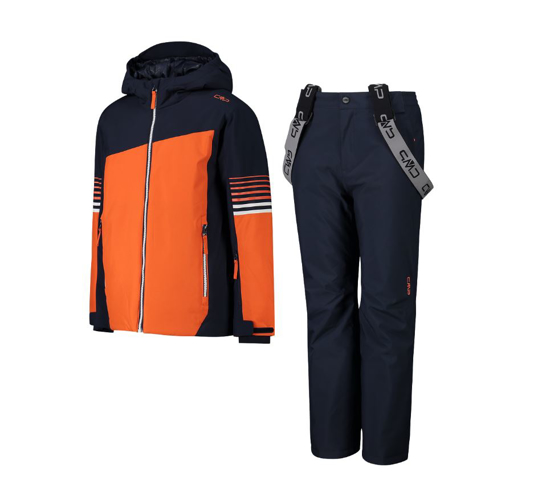 CMP otr smučarski komplet 34W4924 N950 KID TWILL SET JACK black blue