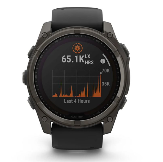 GARMIN športna ura FENIX® 8 010-02907-11 SOLAR sapphire black