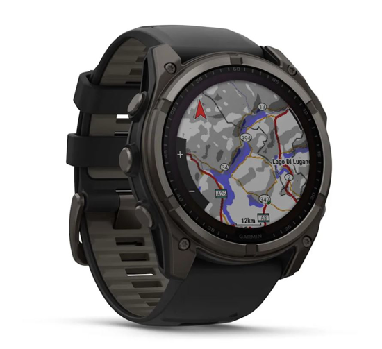 GARMIN športna ura FENIX® 8 010-02907-11 SOLAR sapphire black