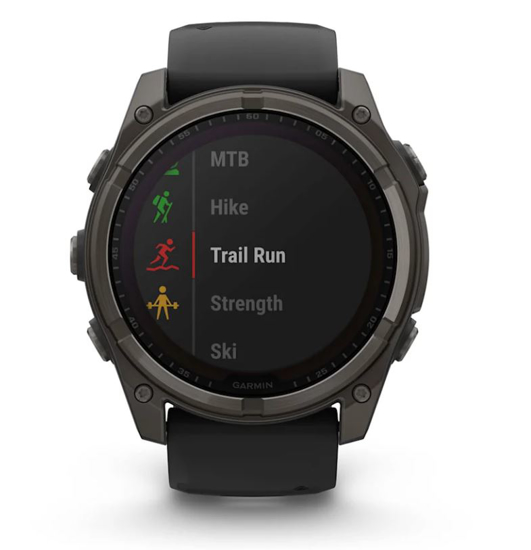 GARMIN športna ura FENIX® 8 010-02907-11 SOLAR sapphire black