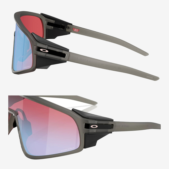 OAKLEY kolesarska očala 9404-12 LATCH PANEL Matte Grey Smoke Prizm Snow Sapphire