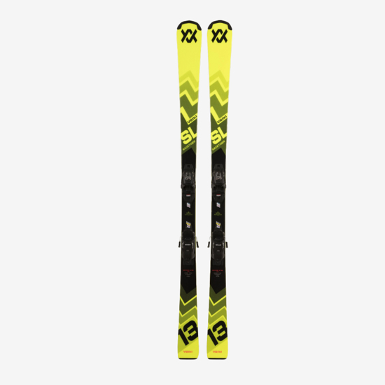 VOELKL otr smučarski set 2410220 000 RACETIGER JR PRO + 7.0 VMOTION yellow black