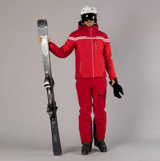 CMP m smučarska bunda 34W4687 C580 SKI JACKET IN 4 WAY STRETCH FABRIC red