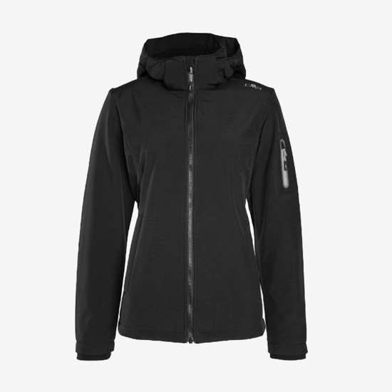 CMP ž softshell 39A5006 U901 MÉLANGE SOFTSHELL JACKET black