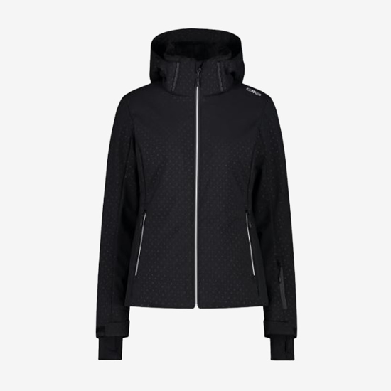 CMP ž bunda 34W3976 U901 SOFTSHELL SKI JACKET nero