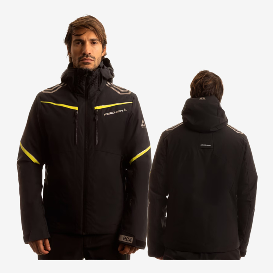 FISCHER m smučarska bunda AFMFR06001 9999JV RC4 SKIJACKET black yellow