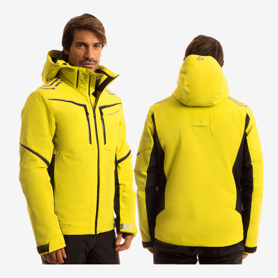 FISCHER m smučarska bunda AFMFR06001 JV9999 RC4 SKIJACKET yellow black