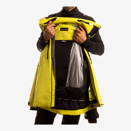 FISCHER m smučarska bunda AFMFR06001 JV9999 RC4 SKIJACKET yellow black