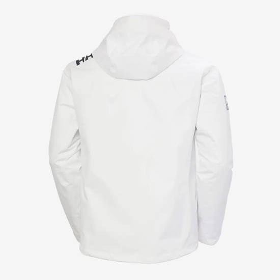 HELLY HANSEN m jakna 34442 001 CREW HOODED MIDLAYER SAILING JACKET 2.0 white