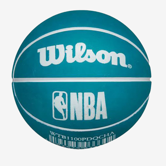 WILSON žogica WTB1100PDQCHA CHARLOTTE HORNETS NBA petrol blue