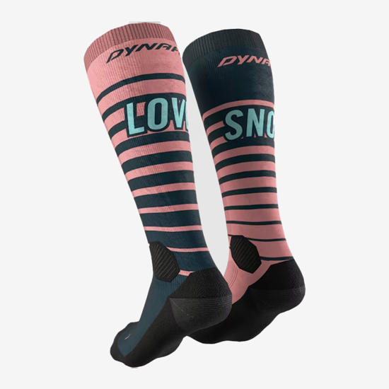 DYNAFIT nogavice 71613 6241 FT GRAPHIC SOCKS mokarosa snow