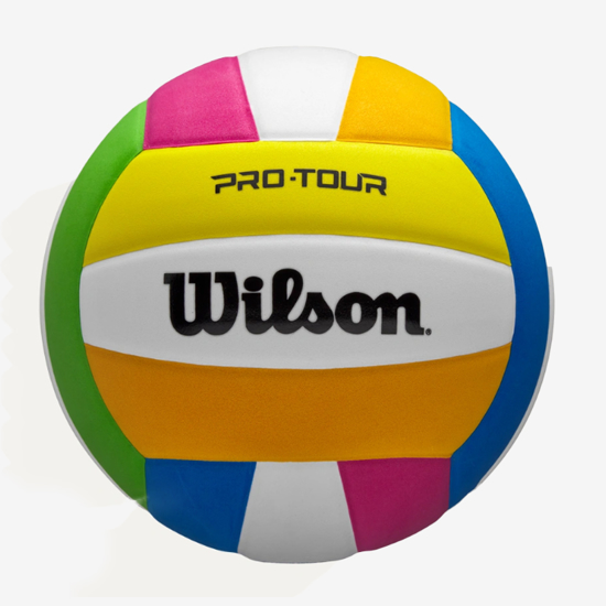 WILSON žoga za odbojko WV2000504XBOF PRO TOUR white orange pink blue