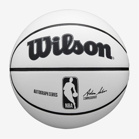 WILSON košarkarska žoga WTB3405 NBA AUTOGRAPH orange brown white