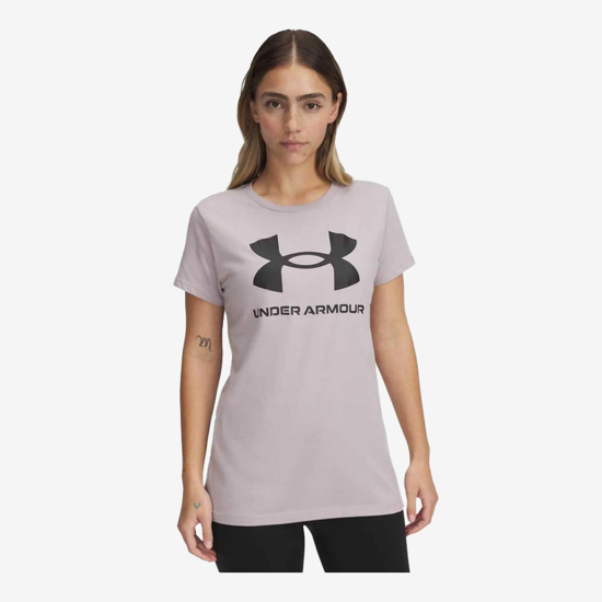 UNDER ARMOUR ž majica 1356305-009 RIVAL LOGO SHORT SLEEVE tetra grey