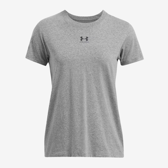 UNDER ARMOUR ž majica 1383648-025 RIVAL CORE SHORT SLEEVE castlerock black