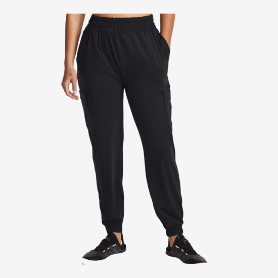 UNDER ARMOUR ž hlače 1382524-001 MERIDIAN CARGO JOGGERS black