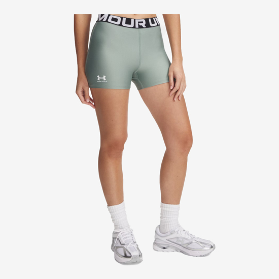 UNDER ARMOUR ž hlače 1383629-348 HEATGEAR SHORTY silica green white