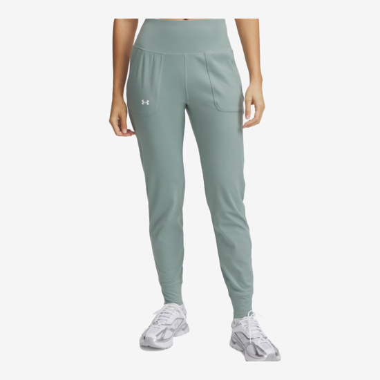 UNDER ARMOUR ž hlače 1375077-348 MOTION JOGGERS silicia green white