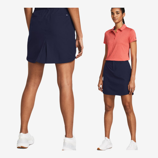 UNDER ARMOUR ž golf krilo 1383618-410 DRIVE WOVEN SKORT midnight navy halo gray