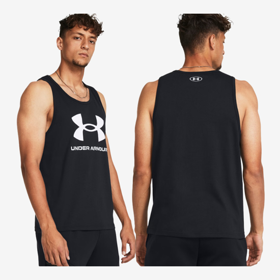 UNDER ARMOUR m majica 1382883-001 LOGO TANK black