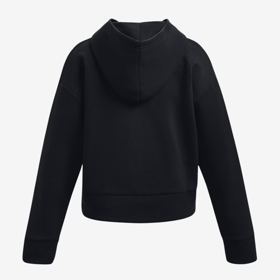 UNDER ARMOUR otr kapucar 1379517-001 RIVAL FLEECE CROP HOODIE black