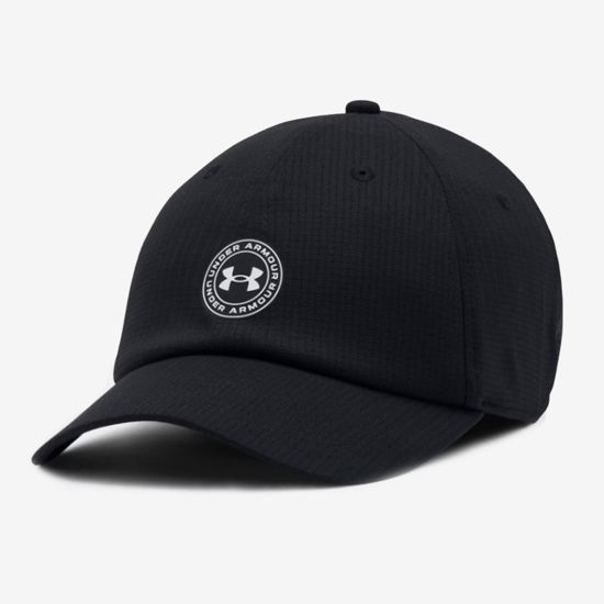 UNDER ARMOUR šilt kapa 1383445-001 ARMOURVENT ADJUSTABLE CAP black