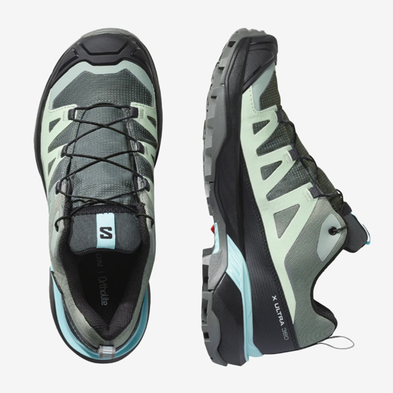 SALOMON ž pohodni čevlji 477425 X ULTRA 360 GTX sedona sage/black/sea foam