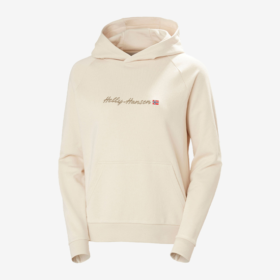 HELLY HANSEN ž pulover 54239 034 CORE GRAPHIC HOODIE beige