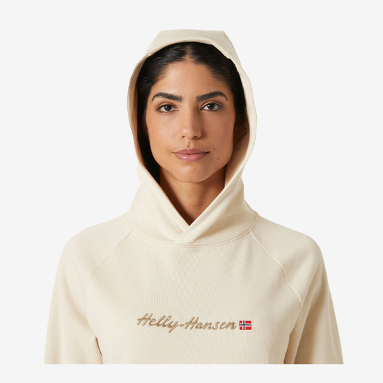 HELLY HANSEN ž pulover 54239 034 CORE GRAPHIC HOODIE beige