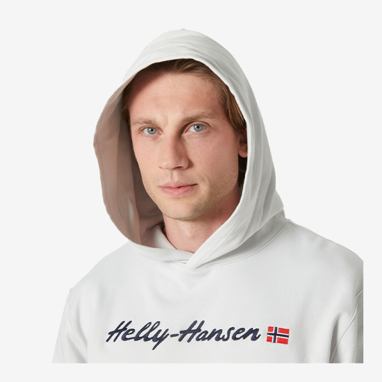 HELLY HANSEN m kapucar 53924 824 CORE GRAPHIC SWEAT HOODIE nimbus cloud