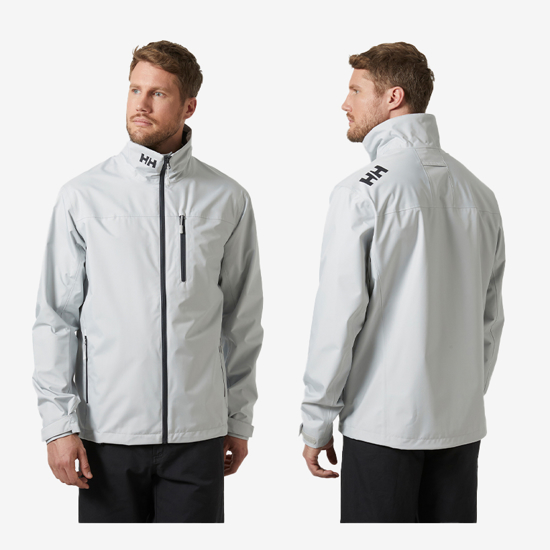 HELLY HANSEN m jakna  34445 853 CREW JACKET 2.0 grey fog